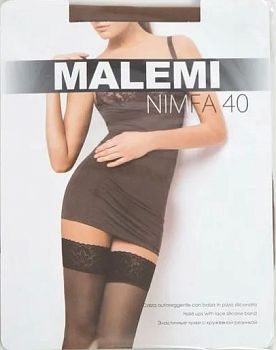 Чулки Malemi Nimfa nero (чер) S/M