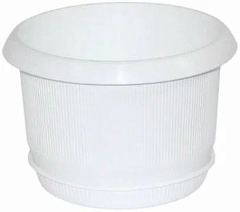 Горшок 5 литров Европа белый  г. Пятигорск