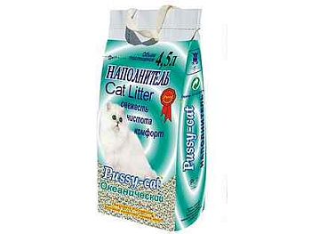 Наполнитель Pussy -cat океанический 4,5 литров /3шт