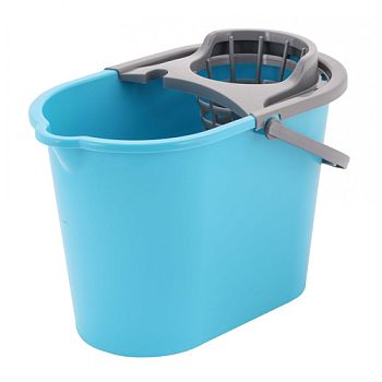 Ведро 10 литра с отжимом микс Октябрьский М1012 1/8