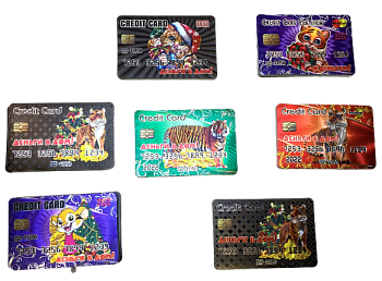 Магнит НГ карта банка 4221 10/2000