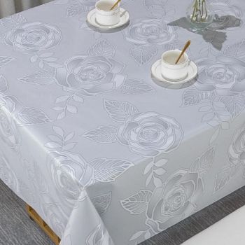 Клеенка столовая из плотного ПВХ на тканев основе (1,4*20м) STY 1576K