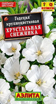 Цветы Годеция Хрустальная снежинка Аэлита *28
