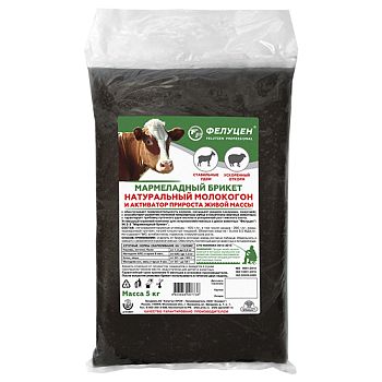 Фелуцен УК2-2 для с/х и диких животных мармеладный брикет 5кг