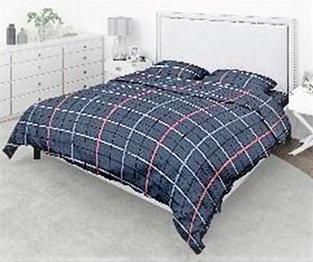 КПБ полисатин Аэлита 2сп+европрост Текстильная симфония Клетка 85г/м2