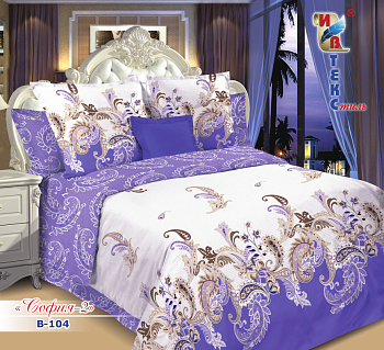 КПБ поплин Ивтекс 1,5сп B-104 София-2 135г/м2