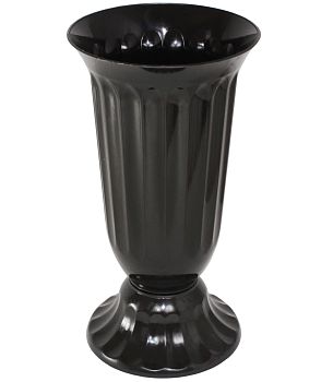 Ваза "Цветочная" 6л (47см) черный г.Пятигорск