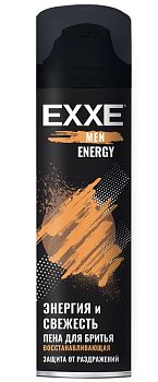 Пена для бритья EXXE ENERGY ( Восстанавливающая ) 200мл (8560) 1/6  Пена для бритья EXXE ENERGY ( Восстанавливающая ) 200мл (8560) 1/6