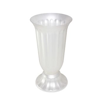 Ваза "Цветочная" 1 литр (24см) белый г.Пятигорск