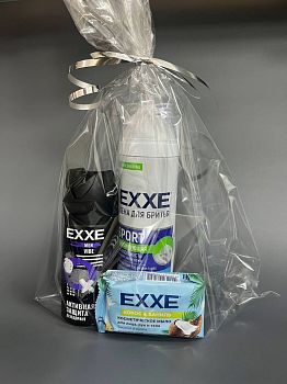 Набор косметический EXXE MEN №2 (пена+дезод(аэрозоль BREEZE)+мыло)