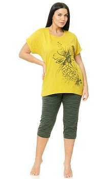 Костюм ДАРЬЯ М405 кулирка (футболка+бриджи) р.48*