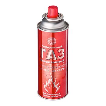 Газ для портативных плит Сибиар 400мл (220гр) всесезонный красный