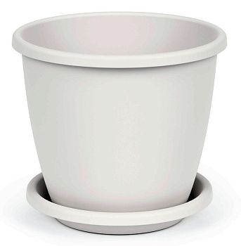 Горшок 3 литра Афина белый М6541 1/24