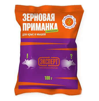 ЭКСПЕРТ зерно 100г для крыс и мышей 1/? Лама Торф
