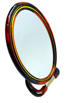 Зеркало овальное коричн.VM-430-008 (48шт)