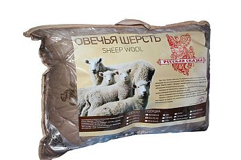 Подушка Верблюжья шерсть Сказка тик 50/70