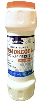 Средство для кухни и ванной GRENDY Пемоксоль сода-эффект Морозная свежесть 400гр 1/20шт  Средство для кухни и ванной GRENDY Пемоксоль сода-эффект Морозная свежесть 400гр 1/20шт