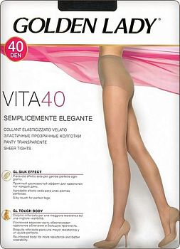 Колготки Golden lady VITA 40 ден размер 2 бежевые 1/10 *