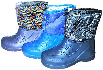 Дутики Ж ШАГАХ гал.пенка 045 мех молния разноцветный р.37-41 12п *