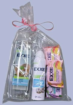 Набор косметический EXXE WOMEN №5 (гель д/душа +дезод(спрей)+мыло 3шт)