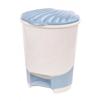 Ведро для мусора с педалью 10 литров (серый) М1381