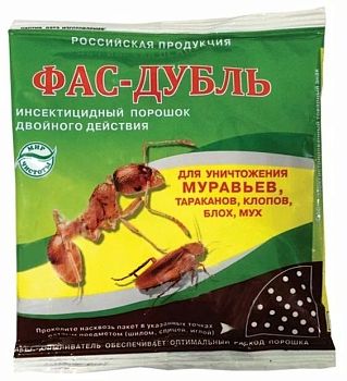 Фас-дубль 300гр.(муравьи.таракан,клоп,мух). 25шт