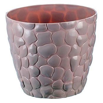 Горшок 1,4л Кашпо Камни д150 чайная роза М3172