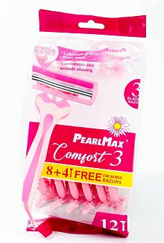 Станок для бритья PEARL MAX одноразовые (12шт в уп) 1/72 Станок для бритья PEARL MAX одноразовые (12шт в уп) 1/72