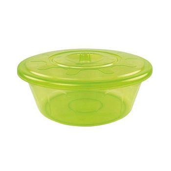 Таз 10 литров Хозяюшка с крышкой М1294 1/10