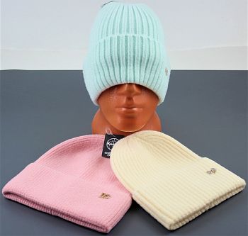 Шапка Ж. одинарная Karoca  отворот  1/50