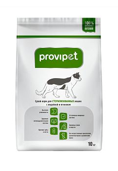 Корм для кошек стерилизованных PROVIPEТ 10кг