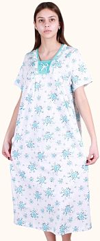 Ночная сорочка САМО 2148 кор.рукав разноцветный р.48-56 5/100 *