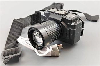 Фонарь аккум. HG-3703 1LED с ручкой (+дн.свет) 1/60