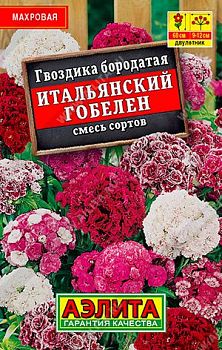 Цветы Гвоздика Итальянский гобелен, смесь сортов Лидер Аэлита *28 Цветы Гвоздика Итальянский гобелен, смесь сортов Лидер Аэлита *28