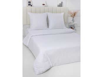 Простынь микросатин на резинке 180*200 Аэлита цв.белый