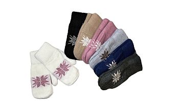 Варежки Ж. КАТЮША 7832 снежинка 12/192