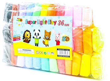 Пластилин 36шт "Мягкий,как Play-Doh" 1/70