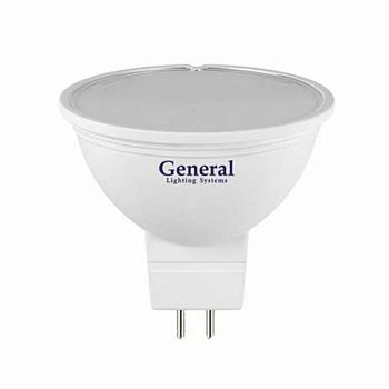 Лампа свет. General MR16 GU5.3  7W-3000K 2K 50*50 ?/?