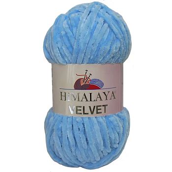 Пряжа VELVET 90006 небесно голубой (в уп.5шт)