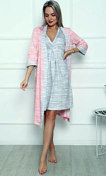 Комплект ДАРЬЯ ПС-4300 Иваново(халат+сорочка) р.44-58