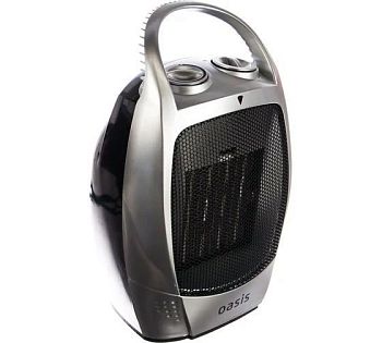 Тепловентилятор керам Oasis 750/1500 Вт КS-15 R  