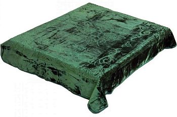 Плед 160*220 лепка"SMOON"2107-5 Зеленый 1/8