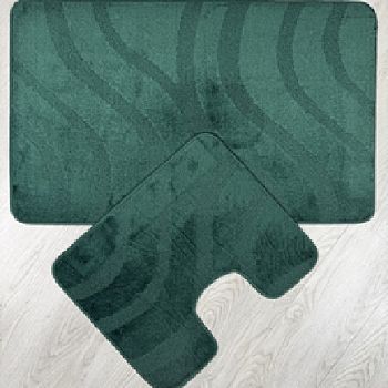 Коврик набор 50*80 40*50 MAXIMUS SYMPHONY (2536 HUNTER GREEN)