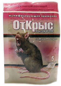 ОтКрыс (5 доз) морторат 50г *100шт