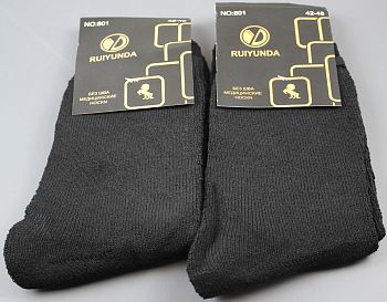 Носки М. мах. RUIYUNDA 801 12/360 чёрные