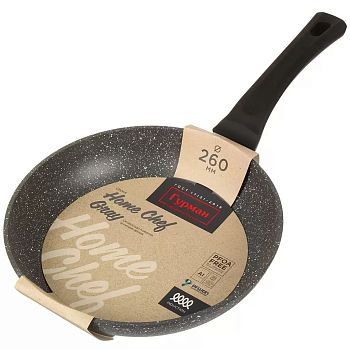 Сковорода 26см Гурман HomeChef Gray индукция алюминий а/п 