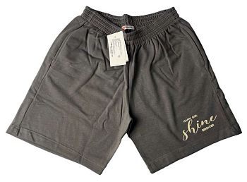 Шорты Ж.САМО 2542 меланжевый,карманы,принт XXS-XL 6/60