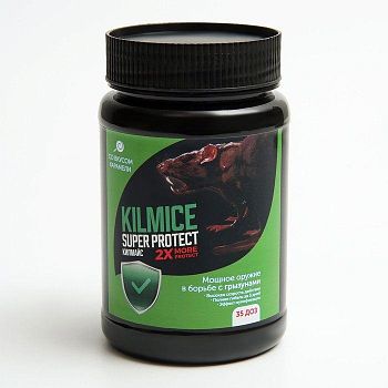 Килмайс банка 180гр со вкусом Карамели парафиновый брикет от грызунов 1/9