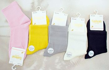 Носки Ж. Х.Б. Байвей 6203-4 однотонные 10/600