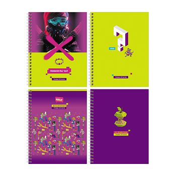 Тетрадь 60л КЛЕТ "Дети интернета" по 4шт